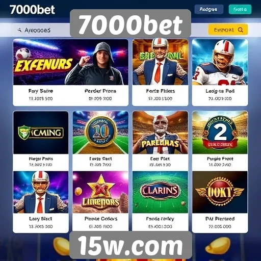 Avaliação do catálogo de jogos disponíveis no 7000bet